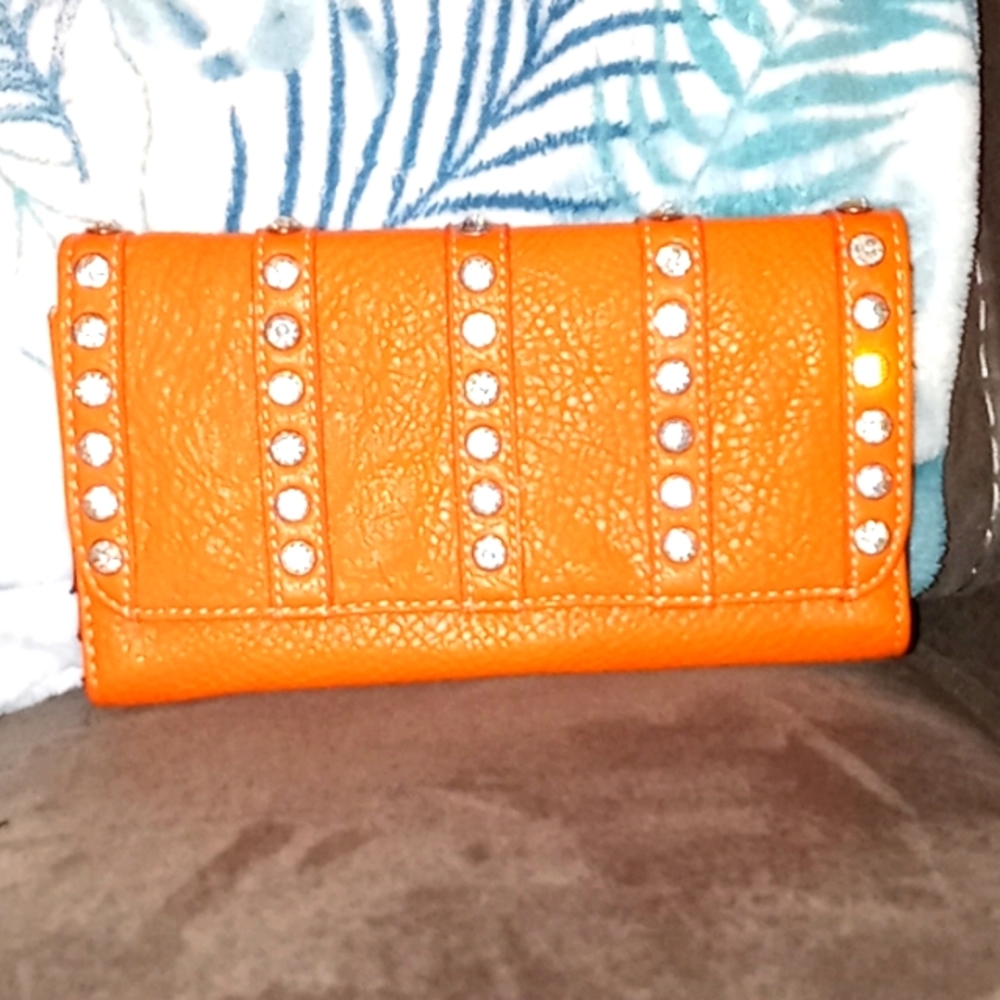 Orange wallet